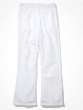 American Eagle Outfitters White Linen Flare Pants